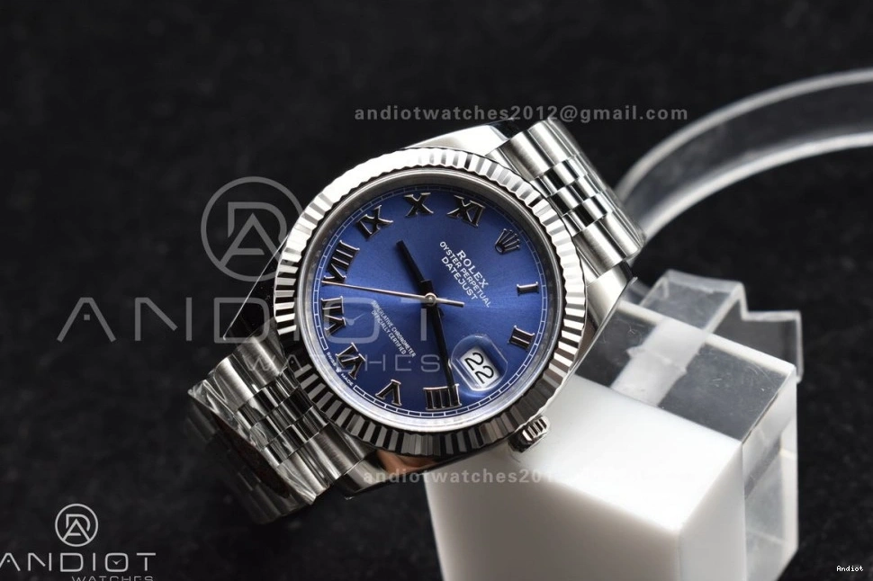 1:1 Steel on Roman Edition Clean Blue Bracelet SS Jubilee Best VR3235 41 Datejust Dial 904L 0317